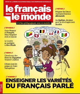 Le français dans le monde - Click to enlarge picture.