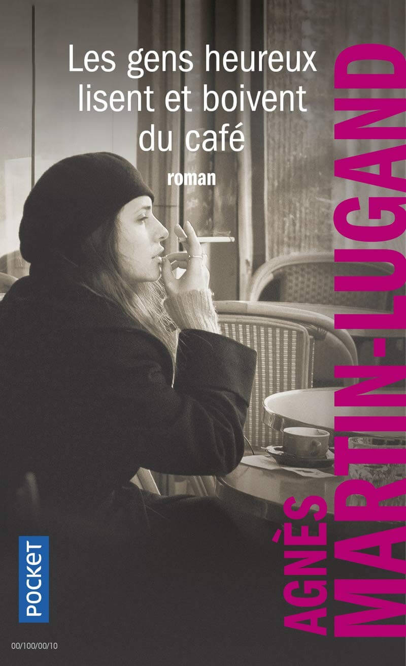 Les gens heureux lisent et boivent du café - Click to enlarge picture.