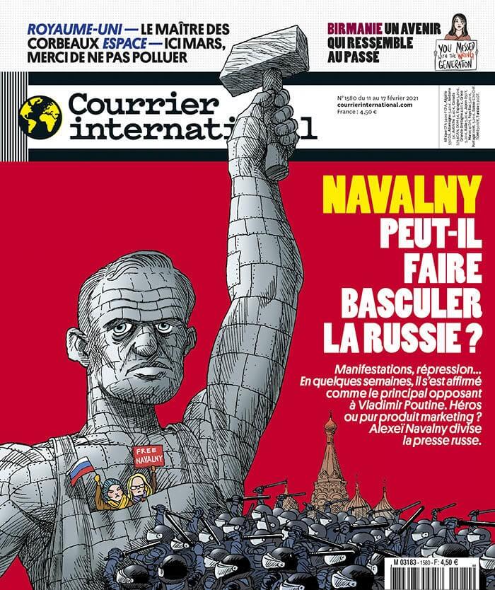 Courrier International - Click to enlarge picture.