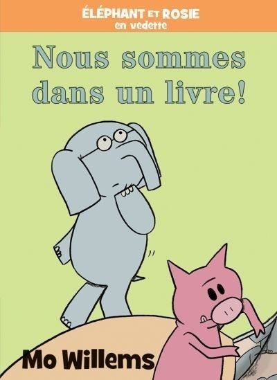 Nous sommes dans un livre! - Click to enlarge picture.