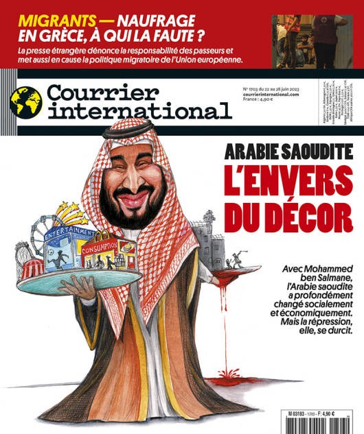 Courrier international - Click to enlarge picture.