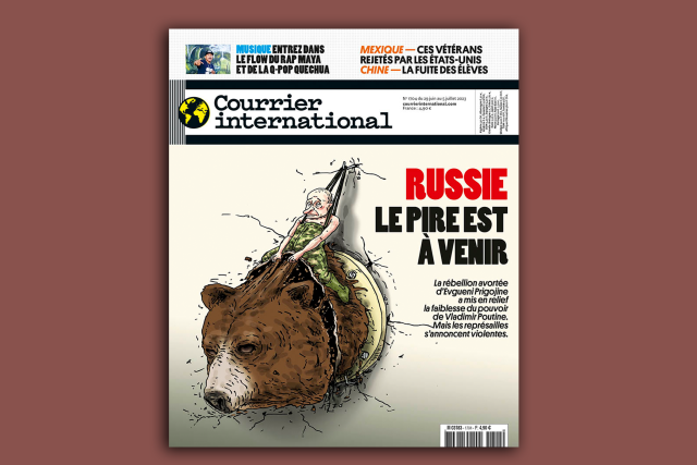 Courrier international - Click to enlarge picture.