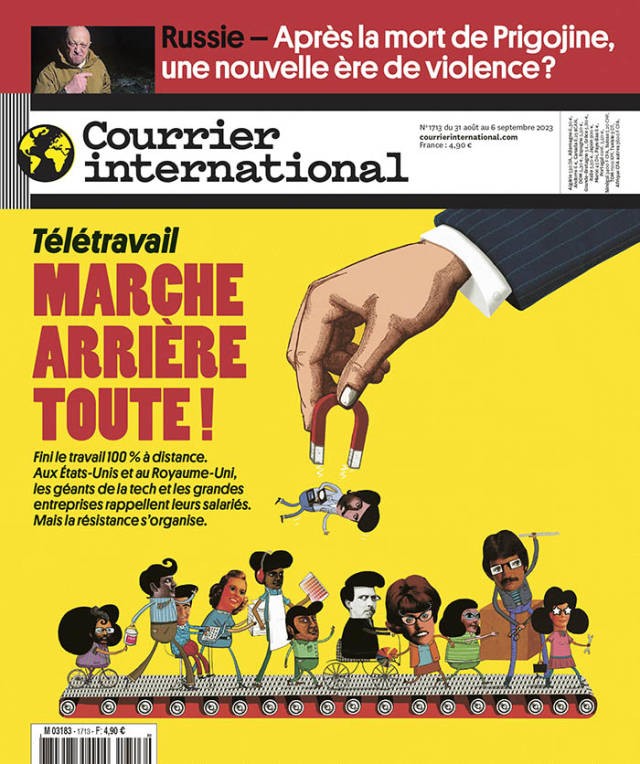 Courrier international - Click to enlarge picture.