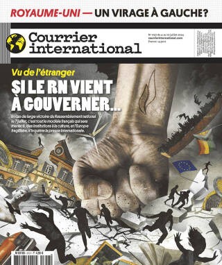 Courrier international - Click to enlarge picture.