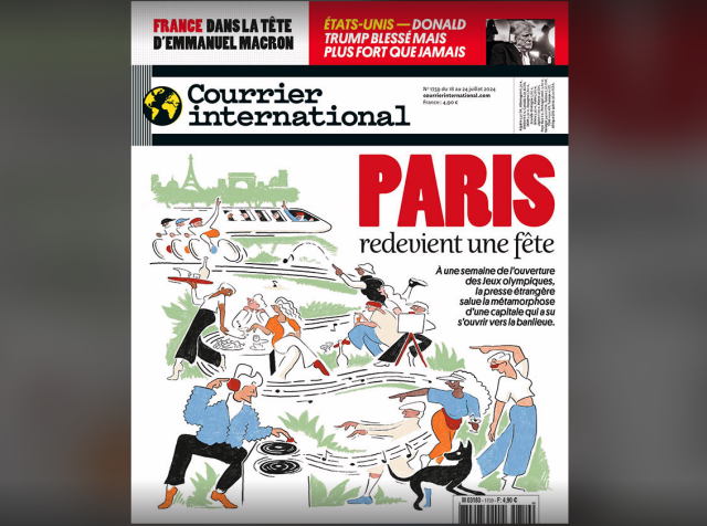 Courrier international - Click to enlarge picture.