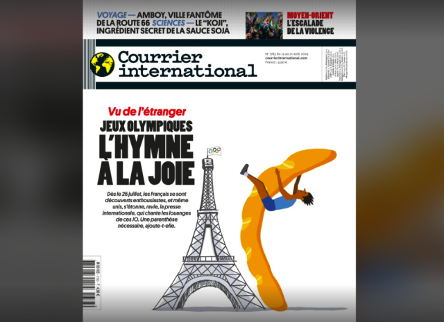 Courrier International - Click to enlarge picture.
