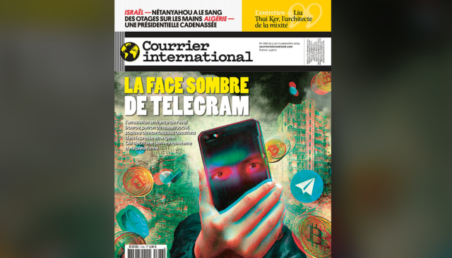 Courrier International - Click to enlarge picture.