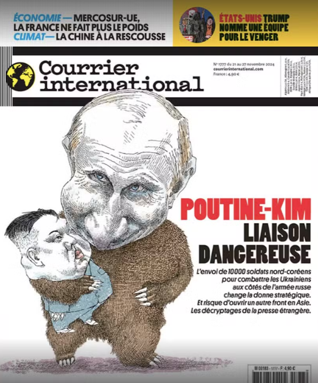 Courrier international - Click to enlarge picture.