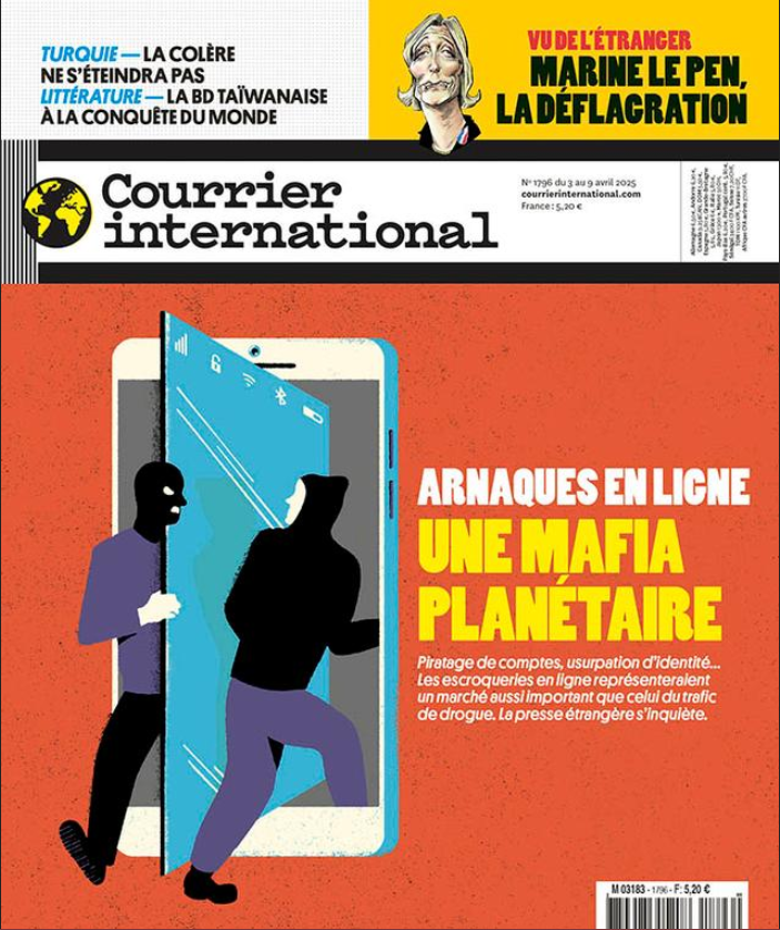 Courrier international - Click to enlarge picture.