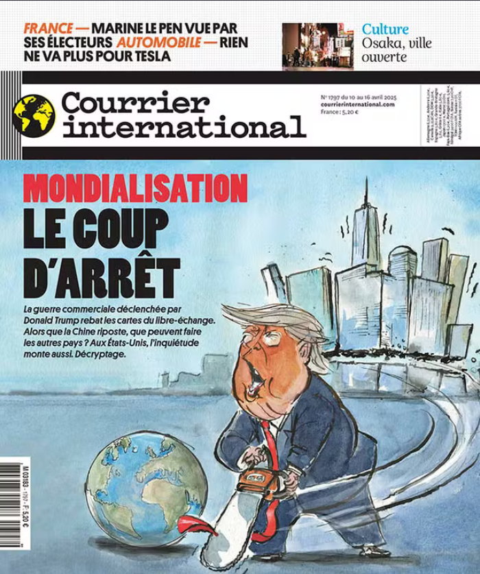 Courrier international - Click to enlarge picture.
