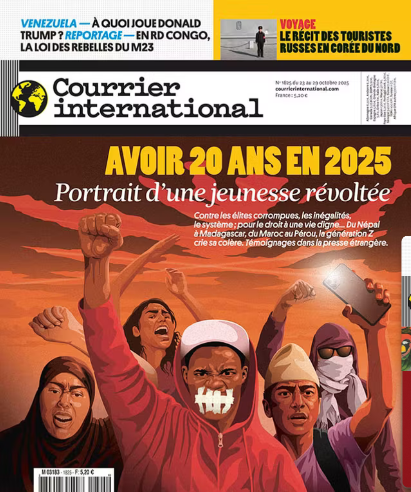 Courrier international - Click to enlarge picture.
