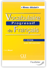 Vocabulaire progressif du Français Débutant (Workbook + Answer book)