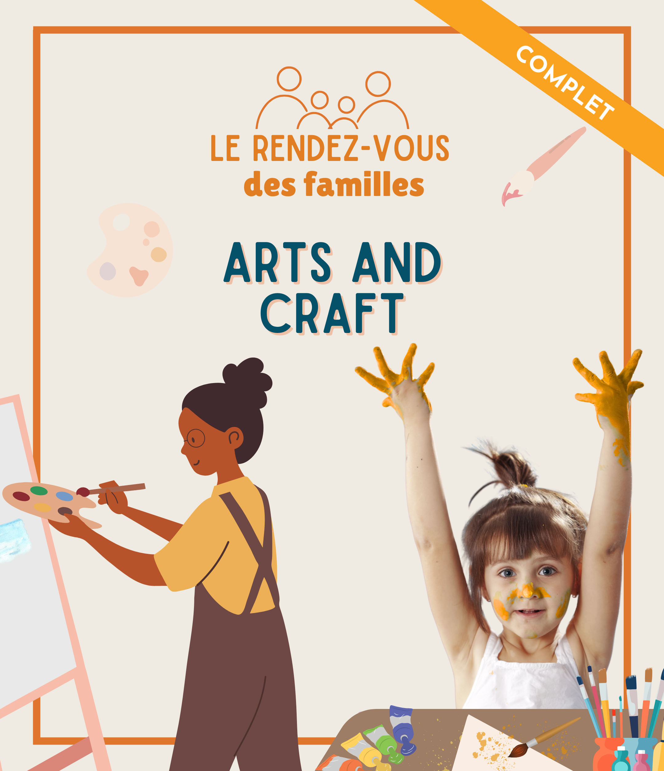 COMPLET | RENDEZ-VOUS DES FAMILLES | ARTS & CRAFT with Laurence Belzile
