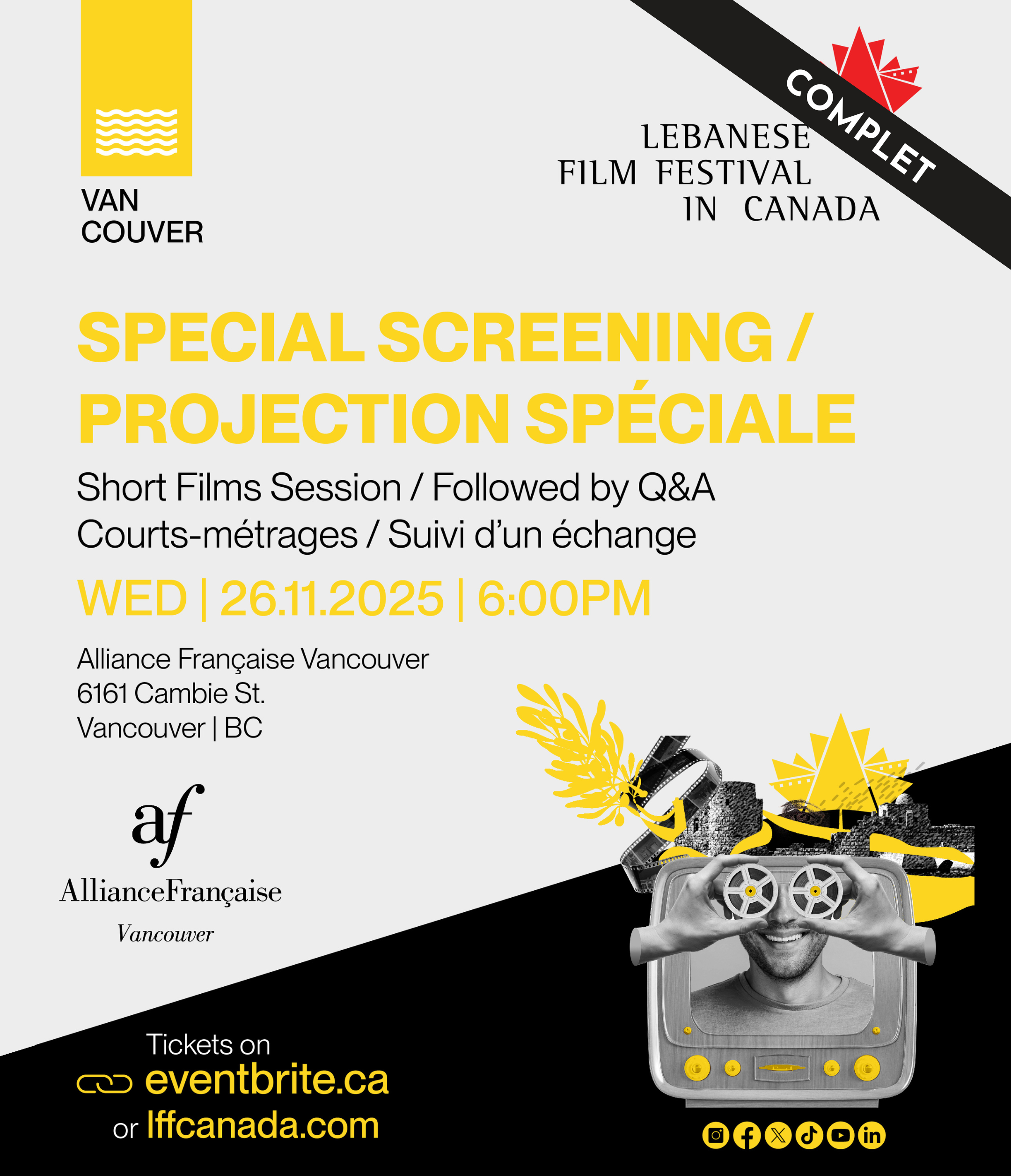 COMPLET | CINEMA | Lebanese Film Festival - Courts métrages