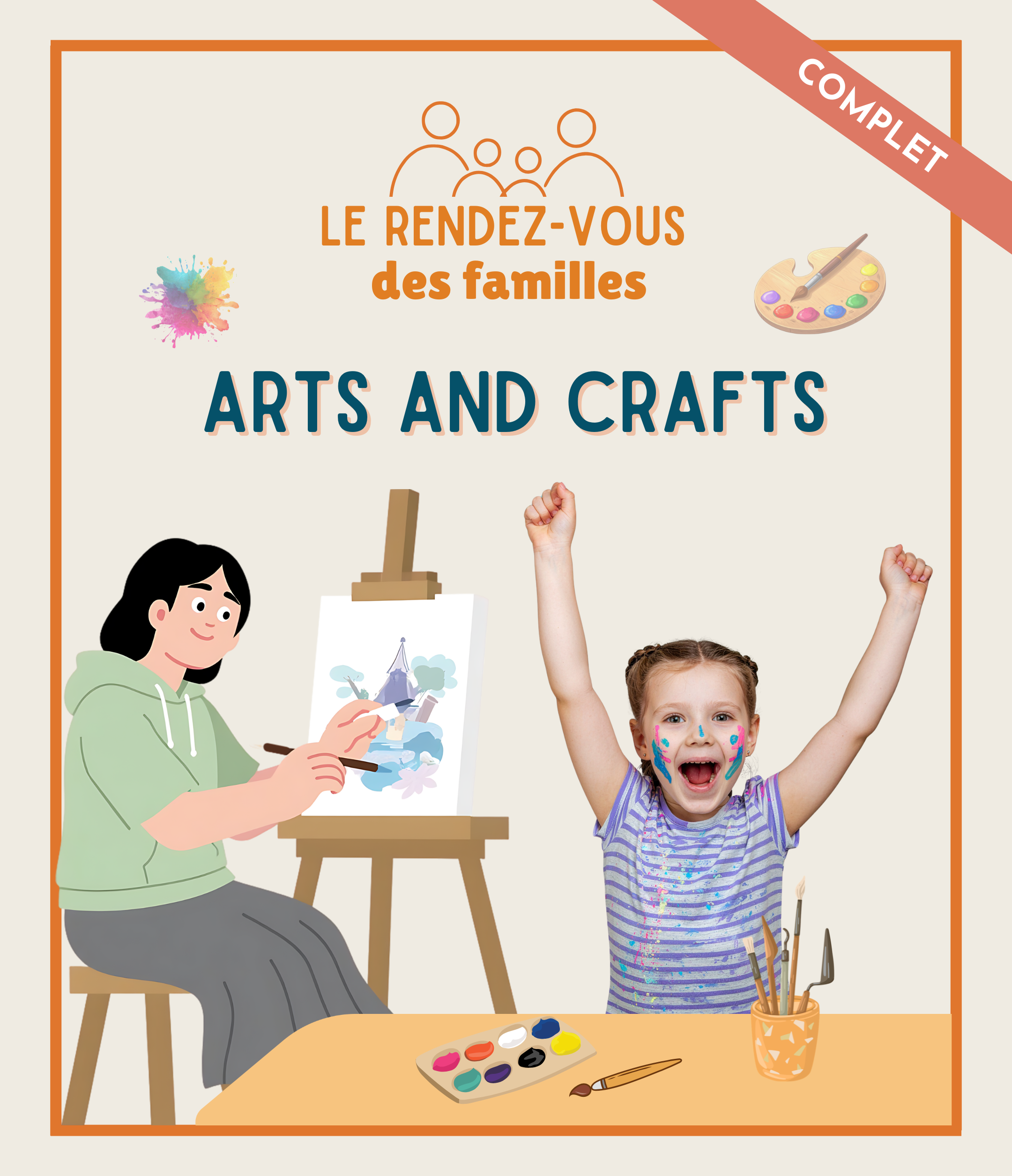 COMPLET | RENDEZ-VOUS DES FAMILLES | Arts & Crafts with Laurence Belzile