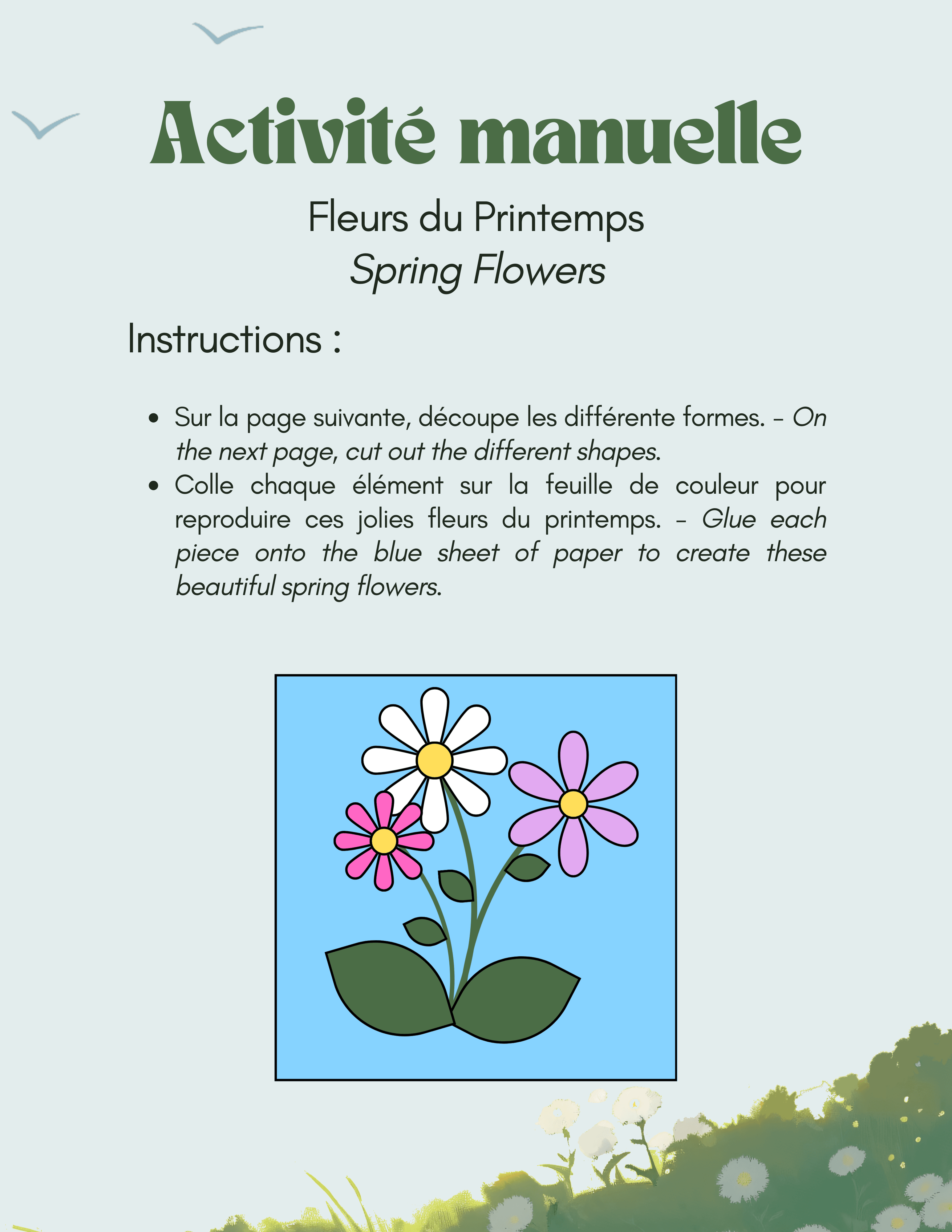 French holiday activities for kids [Printable] - Alliance Française ...