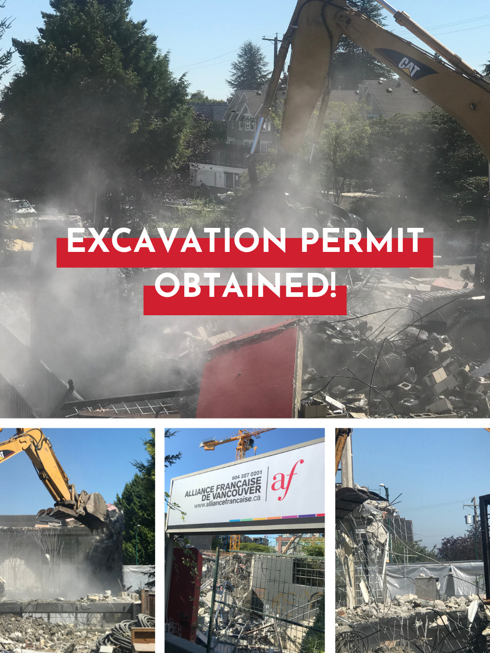 Stage 1 - Excavation Permit Issued